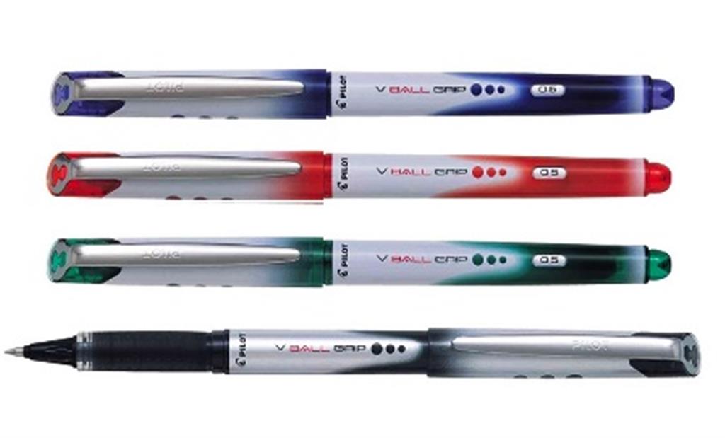 עט רולר פיילוט V-BALL גריפ 0.5 – כחול