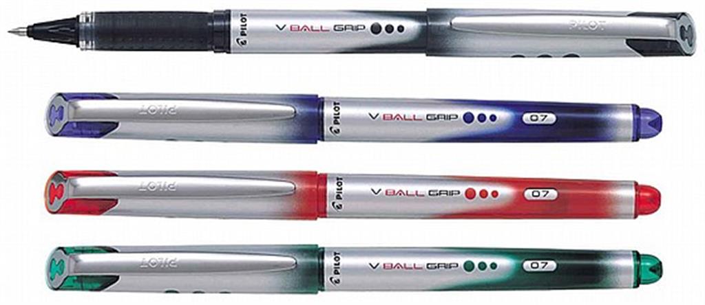 עט רולר פיילוט V-BALL גריפ 0.7 – כחול