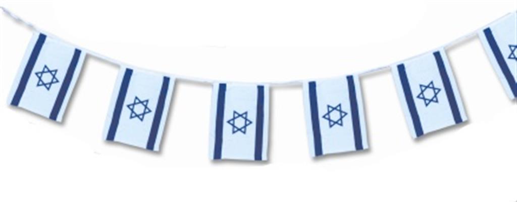 דגל ישראל שרשרת  50 מטר מרובע
