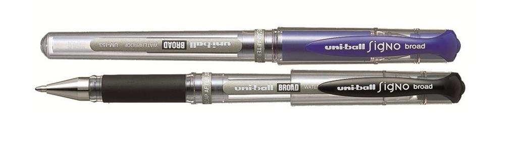 עט יוניבול ג'ל סיגנו UM 153 broad – כחול