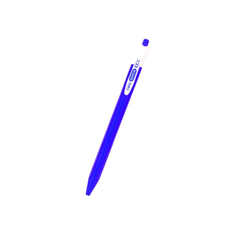 עט לחיצה 0.7 סליו Cello Quick – כחול