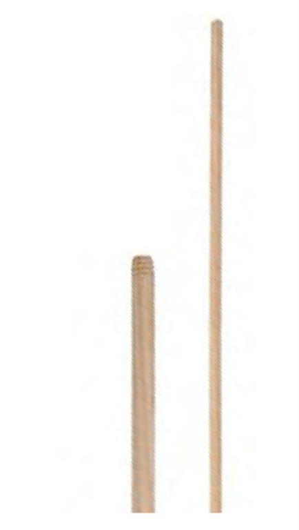 מקל מעץ 1.5 מ עם הברגה (למטאטא ומגב)