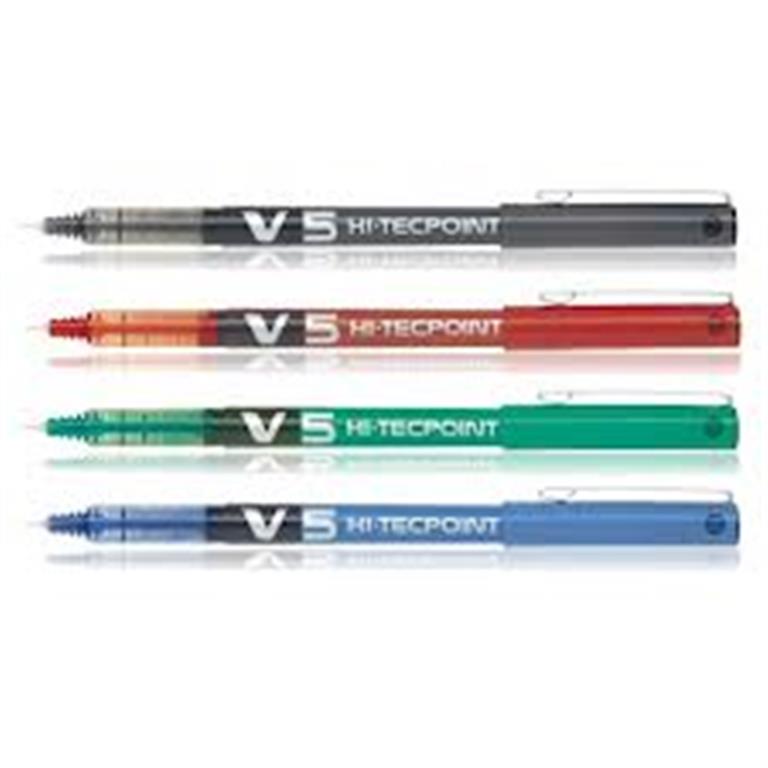 עט פיילוט V5 גריפ  – שחור