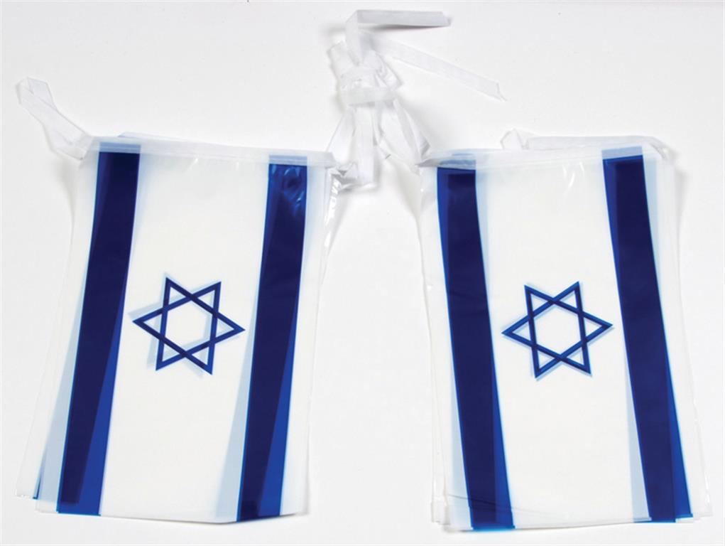 דגל ישראל שרשרת 3 מטר  20\30