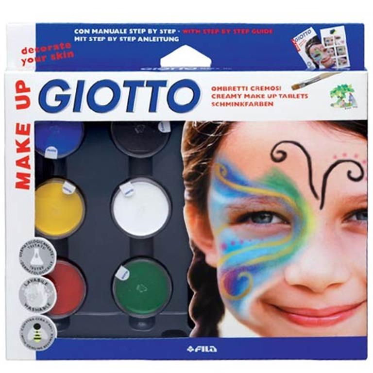 סט 6 צבעי איפור פנים כפתור GIOTTO