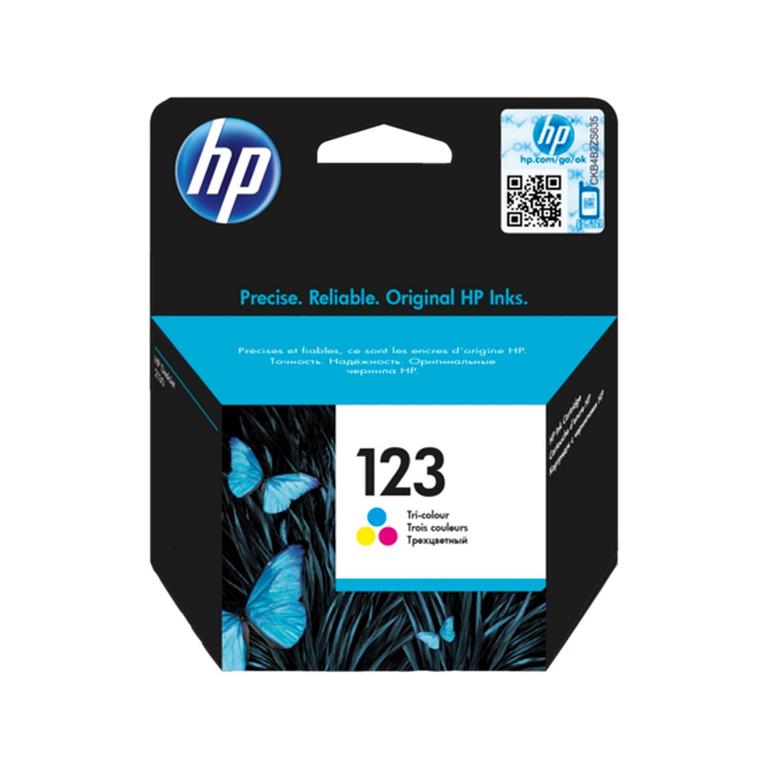 ראש דיו  HP 123  צבעוני מקורי