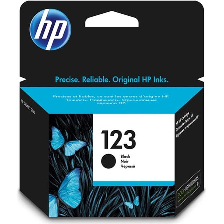 ראש דיו  HP 123   שחור מקורי