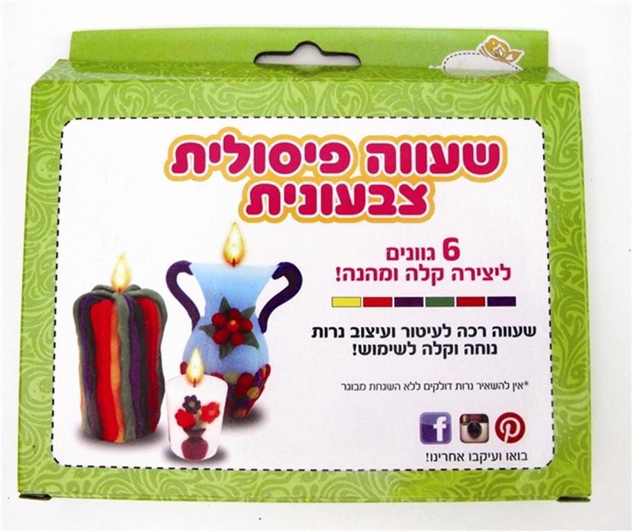 שעווה פיסולית 6 יחידות