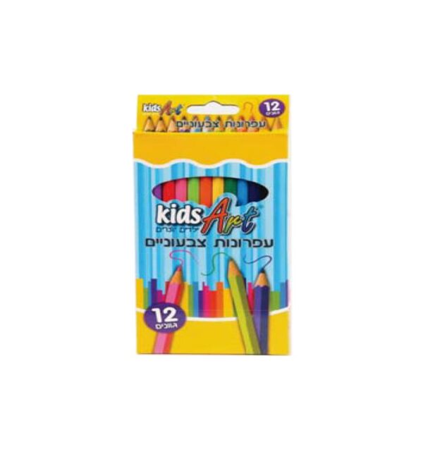 סט עפרון צבעוני 12 יח -ארט קידס**