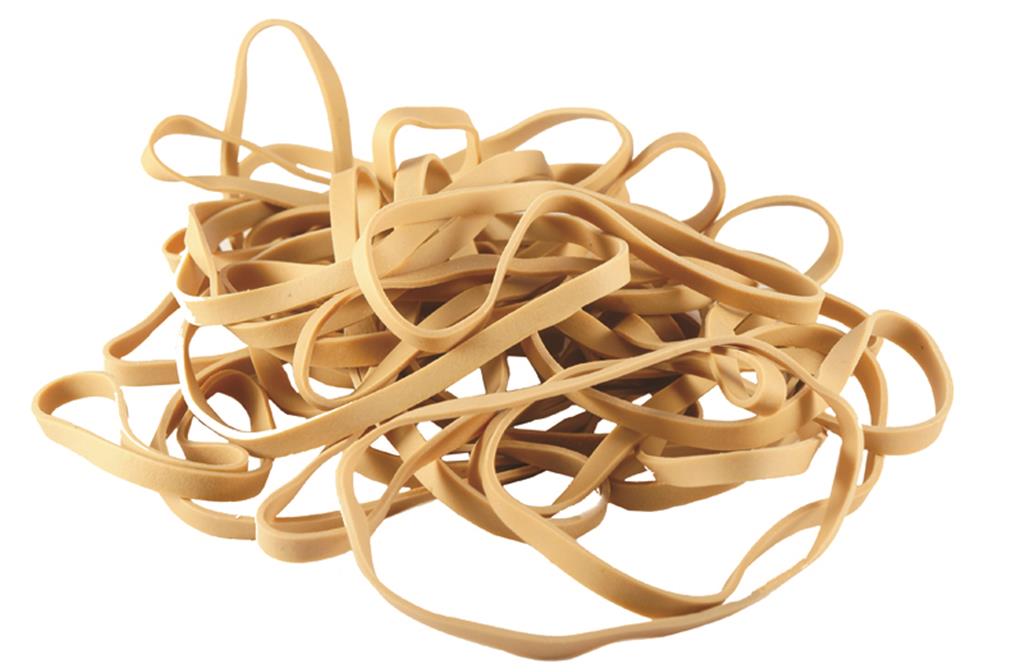 גומיות דואר רחבות  חומות 500 גר'