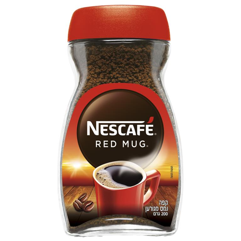נס קפה מגורען רד מאג RED MUG אוסם