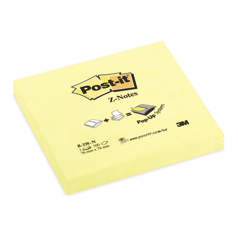 פתקיות ממו צהב פופ אפ 330  3M