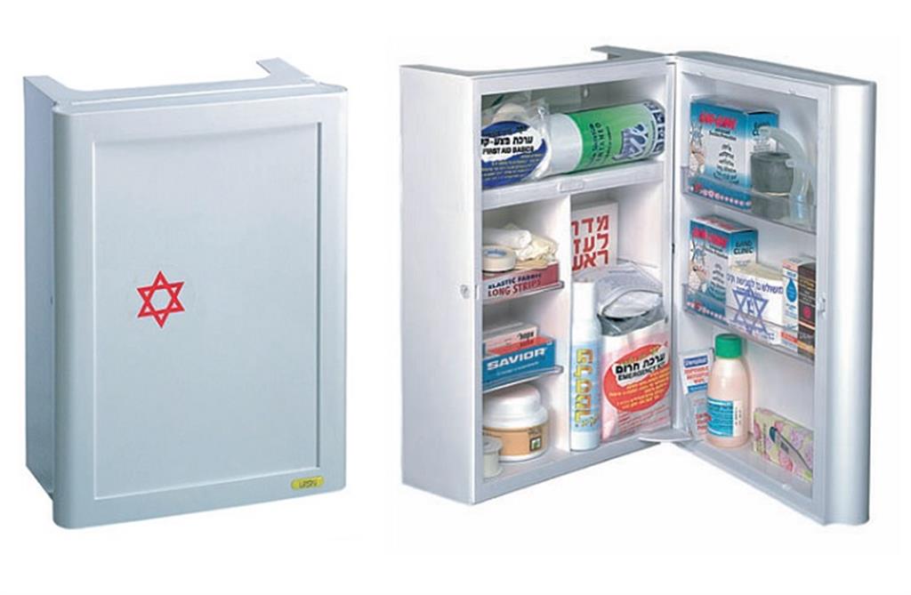 ארון  עזרה ראשונה  עד 50 עובדים תקן משרד