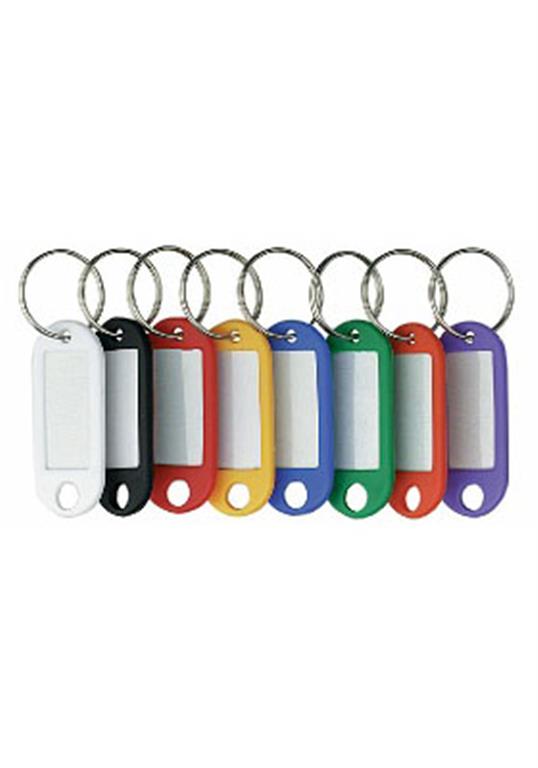 מחזיק מפתחות פלסטיק שם + טבעת