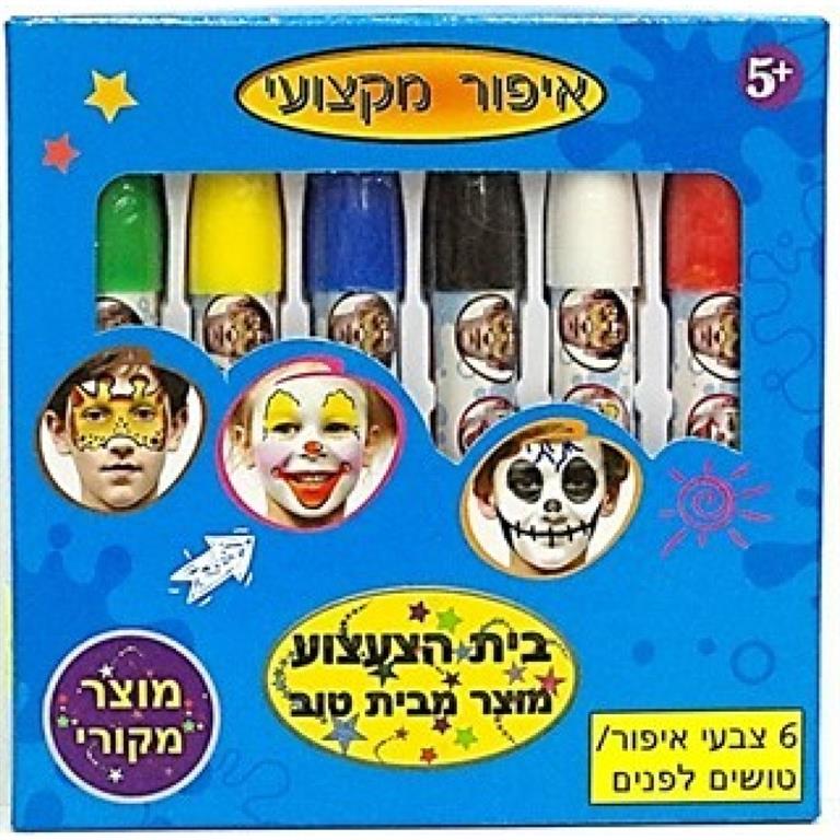 סט טושים לאיפור פנים- 6 יח'