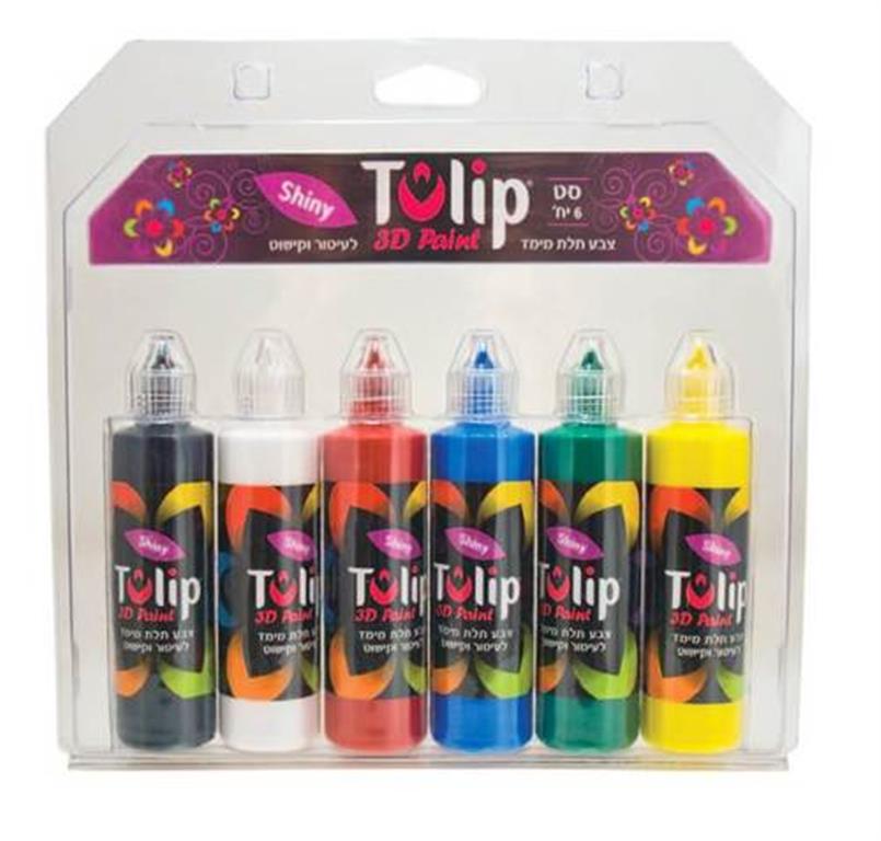 סט 6 צבעי טוליפ  22מל סופרקיט