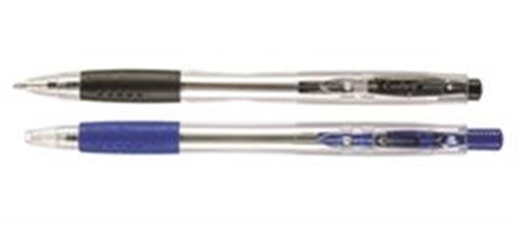 עט לחיצת צד פלסטי  – שחור @