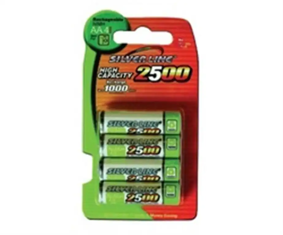 סוללות נטענות 4\1 AA  2000 GP